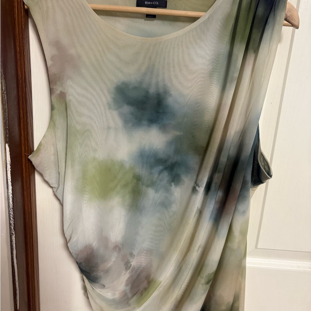 RW&CO. Multicolor Tie-Dye Tank Top